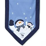 Tennessee Titans 72"x15" Snowman Table Runner Plush Embroidered Stars