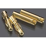 4.0mm Battery Connectors, 2 Male, 2 Female