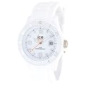 Ice Watch - SI.WE.U.S.09 - Ice Blanc - Montre Mixte - Quartz Analogique - Cadran Blanc - Bracelet Silicone Blanc - Moyen Mod�le
