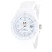 Ice Watch - SI.WE.U.S.09 - Ice Blanc - Montre Mixte - Quartz Analogique - Cadran Blanc - Bracelet Silicone Blanc - Moyen Mod�le