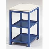 BUILT-RITE Shop Stands with Two Shelves - Black frame