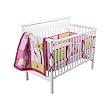 Tiddliwinks Sweet Safari 3pc Baby Bedding Set - Pink/Green