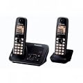 Panasonic KX-TG6622EB Twin Digital Cordless Phone Set with Answer Machine - Black
