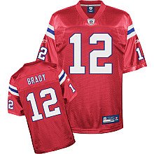 Reebok New England Patriots Tom Brady Authentic Alternate Jersey Size 54
