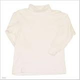 Kids Solid Interlock Turtleneck-Ivory-4/5