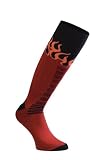 Eurosox Women's Grafica Flames Medium Weight Over the Calf Sock