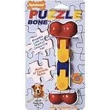 Nylabone Puzzle Bone Dog Toy (wolf 4.5-oz bone - 6.25'' x 2.25'' x 1.5'')