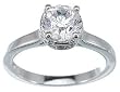925 Sterling Silver Brilliant Cut Solitaire CZ Ring