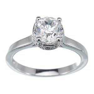 Brilliant Cut Solitaire Engagement Ring