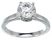 925 Sterling Silver Brilliant Cut Solitaire CZ Ring