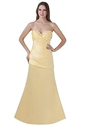 A-line Strapless Floor Length Satin Sweetheart Beaded Lace Sheath Dropped   Waistline Prom Dress 