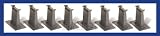 Bachmann Trains 8 PC. E-Z TRACK Tall Pier Set
