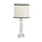 Lucite Lamp - Black/ White