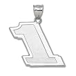 Driver Number 1 Giant 1 7/8" Charm/Pendant