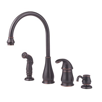 Kitchen Faucet With Handspray by Price Pfister - T26-4DYY in Tuscan Bronze