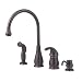 Tools & Hardware : Kitchen Faucet With Handspray by Price Pfister - T26-4DYY in Tuscan Bronze