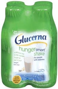 Glucerna Hunger Smart Shake, Vanilla, 10 Ounce Bottles, 4 Count