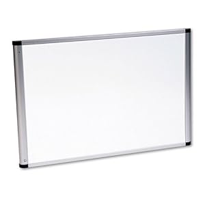 Quartet : Deluxe Magnetic Accessory Board, Dry-Erase, 18 x 30, White, Aluminum Frame -:- Sold as 2 Packs of – 1 – / – Total of 2 Each