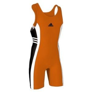 HC Adidas Response Wrestling Singlet; Orange, Youth Large (14-16) On Sale