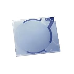 Durable 528806 CD-Hardbox QUICKFLIP Standard, f�r 1 CD, PP, 142x126x29 mm, transp./blau, 10 St�ck