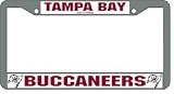 Tampa Bay Buccaneers Chrome License Plate Frame