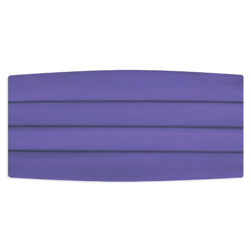 Purple Satin Cummerbund
