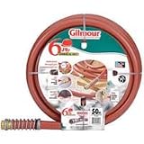 Gilmour 25 Series 6 Ply Commercial Rubber/Vinyl Hose, 3/4 Inch x 75 Feet, #25-34075, Red