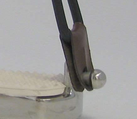 Peacock Leather Safety Tabs