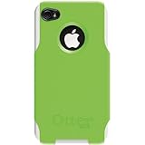 OtterBox Commuter Series Hybrid Case for AT&T and Verizon iPhone 4 (Green/W ....