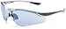 JiMarti Men's Falcon Sunglasses,Silver Frame/Blue Lens,one size