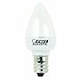 Feit Electric BPC7/LED Three LED Night Light Bulb with Candelabra Base, Clear, 2 Pack
