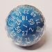 100-Sided 1-1/2 Dice Blue