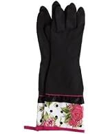 Jessie Steele Patterned Rubber Gloves - Dotted Parlor Floral