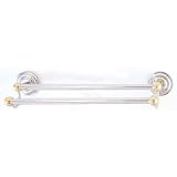 Allied Brass Accessories PQN 72 18 18 Double Towel Bar Polished Gold