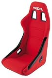 Sparco (00915RS) Speed Seats - Steel Tube (16.75 Lbs) Competition Fabric - Red