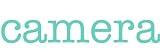 camera Giant Word Wall Sticker, Mint, 30