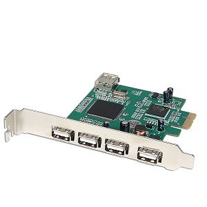 NEC PCI-Express x1 to 4+1-Port USB 2.0 Controller Card