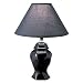 Black Ceramic Accent Table Lamp