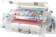 ARTBIN DELUXE SUPER SATCHEL 17.3X16.8X5-TRANSLUCENT