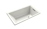Kohler K-1136-0 Underscore 5.5-Foot Acrylic Bath, White