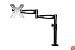 3 Way Adjustable Tilting Desk Mount Bracket for Lcd(Max 33lbs, 13~30inch)- Black
