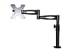 3 Way Adjustable Tilting Desk Mount Bracket for LCD (Max 33Lbs, 10~25inch) - Black