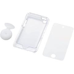 ELECOM 2010年発売 iPod touch用 ハードケース(液晶保護フィルム、スタンドアクセサリ付き) クリア AVA-T10PCCR