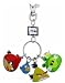 Angry Birds Metal Keychain Style 1 Red Bird, Blue Bird, Yellow Bird King Pig