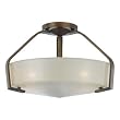 Minka Lavery Eclante Patina Bronze Semi Flush 4229-296