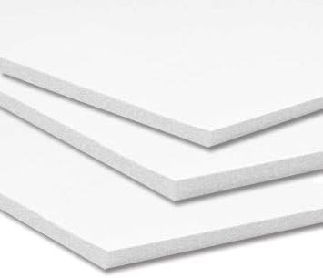 20" X 30" Foam Core Board White Non-adhesive - 3/16" Thickness (10 Boards Per Box)