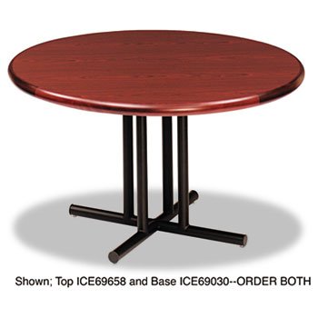 New-Iceberg 69030 - OfficeWorks Four-Column Round Table Base 31w x 29h, Black - ICE69030