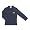 Antigua Michigan Women's Sensible Long Sleeve Shirt (Small, Navy)
