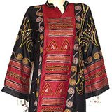 Womens Shalincraft Caftans Dress Long Sleeve Evening Gown Multicolored Size M (kftn662)
