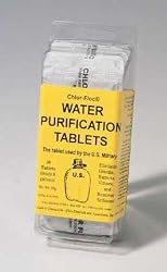 Chlor-Floc US Military Water Purification Powder Packets